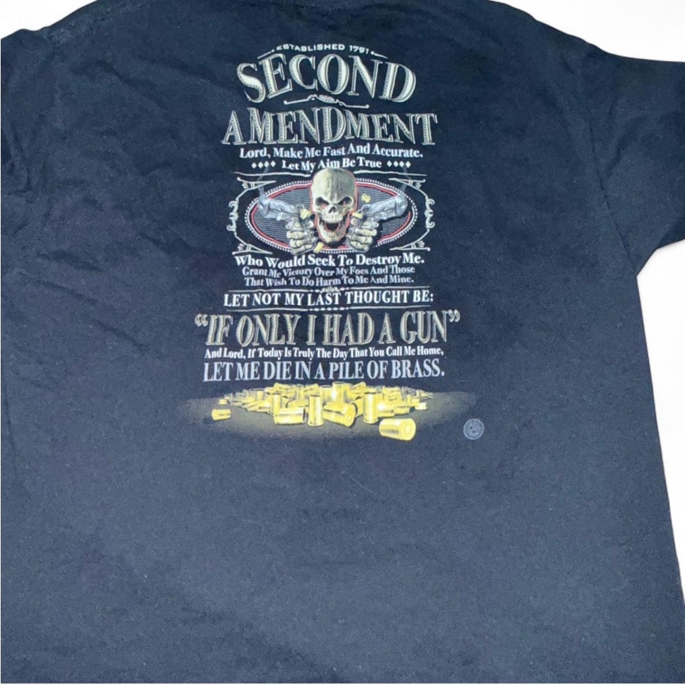 Gildan Black Second Amendment Graphic Tee